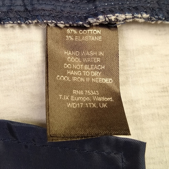 Willi Smith Blue Chino Casual Slash Pockets Mid Rise Shorts Sizes 2 - Picture 7 of 7